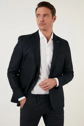Buratti Jackett Regular Fit Hellblau/Dunkelblau/Braun/Rot