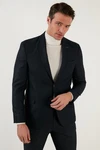 Buratti Jackett Regular Fit Hellblau/Dunkelblau/Braun/Rot