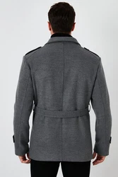 Buratti Wintermantel Slim Fit Grau/Dunkelgrau/Hellgrau