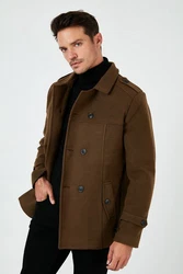 Buratti Wintermantel Slim Fit Khaki/Braun/Dunkelgrün/Dunkelbraun/Beige
