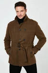 Buratti Wintermantel Slim Fit Khaki/Braun/Dunkelgrün/Dunkelbraun/Beige
