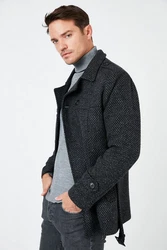 Buratti Wintermantel Slim Fit Dunkelgrau/Schwarz/Dunkelblau/Grau