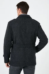 Buratti Wintermantel Slim Fit Dunkelgrau/Schwarz/Dunkelblau/Grau