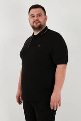 Buratti T-Shirt Schwarz/Braun/Rot