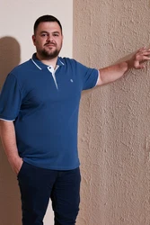 Buratti T-Shirt Blau/Dunkelblau/Pastell