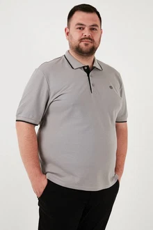 Buratti T-Shirt Grau/Hellgrau/Beige Buratti T-Shirt Grau/Hellgrau/Beige