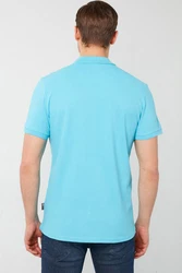 Buratti Poloshirt Regular Fit Hellblau/Türkis/Blau