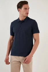 Buratti Poloshirt Regular Fit Dunkelblau/Blau
