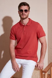 Buratti Poloshirt Regular Fit Rot