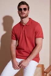 Buratti Poloshirt Regular Fit Rot
