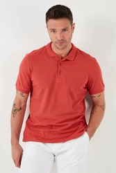 Buratti Poloshirt Regular Fit Rot