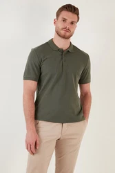 Buratti Poloshirt Regular Fit Dunkelgrün/Khaki/Grün