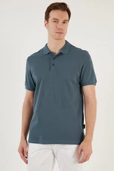 Buratti Poloshirt Regular Fit Blau/Grau/Dunkelblau