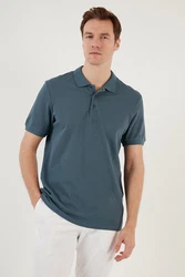 Buratti Poloshirt Regular Fit Blau/Grau/Dunkelblau