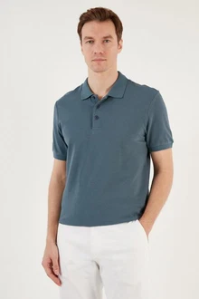 Buratti Poloshirt Regular Fit Blau/Grau/Dunkelblau Buratti Poloshirt Regular Fit Blau/Grau/Dunkelblau