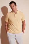 Buratti Poloshirt Regular Fit Gelb/Orange/Braun Buratti Poloshirt Regular Fit Gelb/Orange/Braun