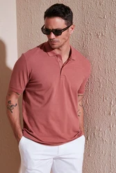 Buratti Poloshirt Regular Fit Rot/Dunkelrot