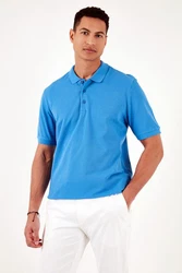 Buratti Poloshirt Regular Fit Blau/Hellblau/Pastell
