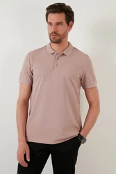 Buratti Poloshirt Regular Fit Lila/Braun/Beige/Khaki