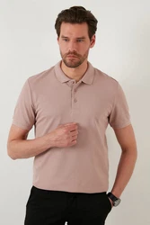 Buratti Poloshirt Regular Fit Lila/Braun/Beige/Khaki