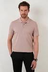 Buratti Poloshirt Regular Fit Lila/Braun/Beige/Khaki