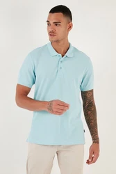 Buratti Poloshirt Regular Fit Hellblau/Blau