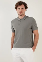 Buratti Poloshirt Regular Fit Grau/Hellgrau/Braun/Beige