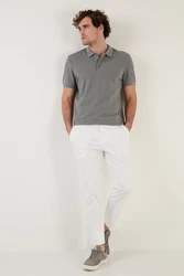 Buratti Poloshirt Regular Fit Grau/Hellgrau/Braun/Beige