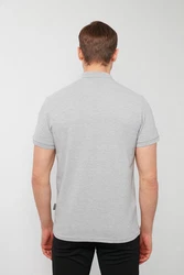 Buratti Poloshirt Regular Fit Grau/Hellgrau