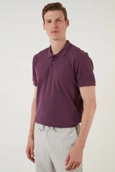 Buratti Poloshirt Regular Fit Dunkelrot/Lila/Bordeaux