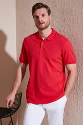 Buratti Poloshirt Regular Fit Rot/Dunkelrot