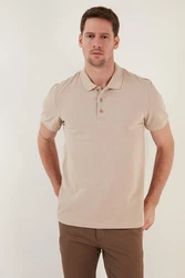 Buratti Poloshirt Regular Fit Khaki/Beige/Braun