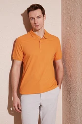 Buratti Poloshirt Regular Fit Orange/Gelb