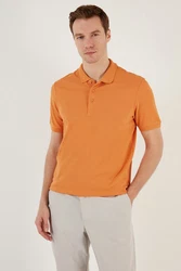 Buratti Poloshirt Regular Fit Orange/Gelb