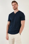 Buratti T-Shirt Regular Fit Dunkelblau Buratti T-Shirt Regular Fit Dunkelblau