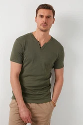 Buratti T-Shirt Regular Fit Dunkelgrün/Grün