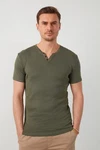 Buratti T-Shirt Regular Fit Dunkelgrün/Grün Buratti T-Shirt Regular Fit Dunkelgrün/Grün