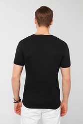 Buratti T-Shirt Regular Fit Schwarz/Braun