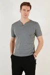 Buratti T-Shirt Regular Fit Grau/Hellgrau Buratti T-Shirt Regular Fit Grau/Hellgrau