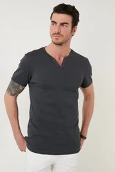 Buratti T-Shirt Regular Fit Dunkelgrau/Grau/Hellgrau/Dunkelblau