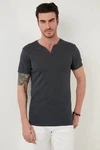 Buratti T-Shirt Regular Fit Dunkelgrau/Grau/Hellgrau/Dunkelblau Buratti T-Shirt Regular Fit Dunkelgrau/Grau/Hellgrau/Dunkelblau