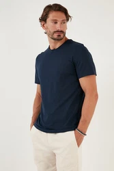 Buratti T-Shirt Slim Fit Dunkelblau/Blau
