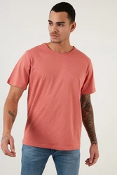 Buratti T-Shirt Slim Fit Rot/Rosa