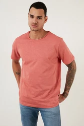 Buratti T-Shirt Slim Fit Rot/Rosa