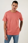 Buratti T-Shirt Slim Fit Rot/Rosa