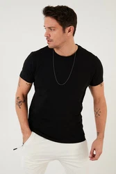 Buratti T-Shirt Slim Fit Schwarz