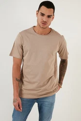 Buratti T-Shirt Slim Fit Beige/Khaki/Braun