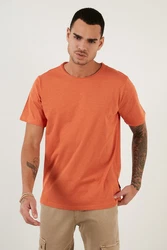 Buratti T-Shirt Slim Fit Orange/Rot