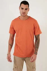 Buratti T-Shirt Slim Fit Orange/Rot