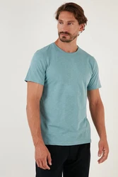 Buratti T-Shirt Slim Fit Blau/Türkis/Grün/Hellblau